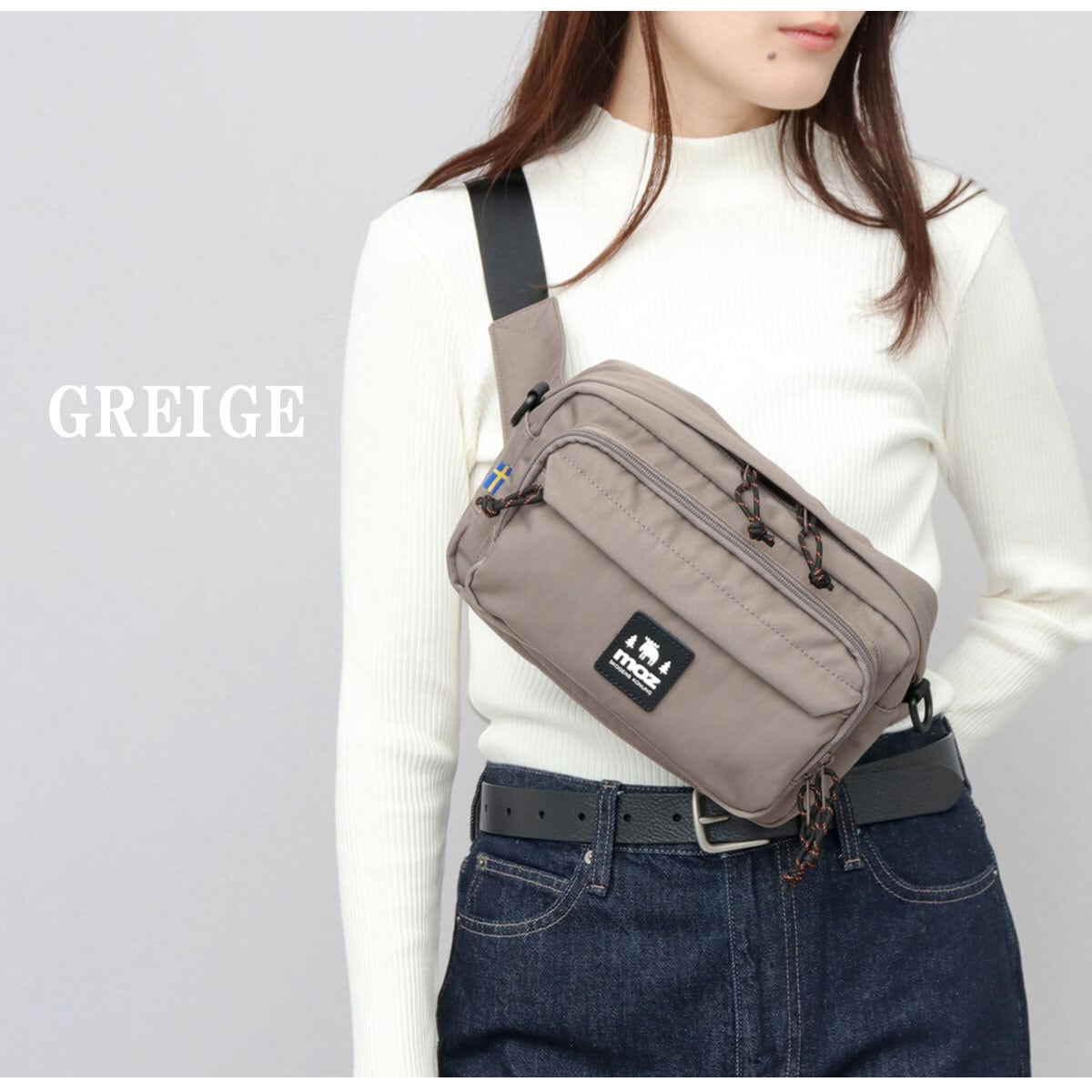 TTO-057 バッグ ウエストポーチ 撥水加工 ナイロン 2WAY アウトドア