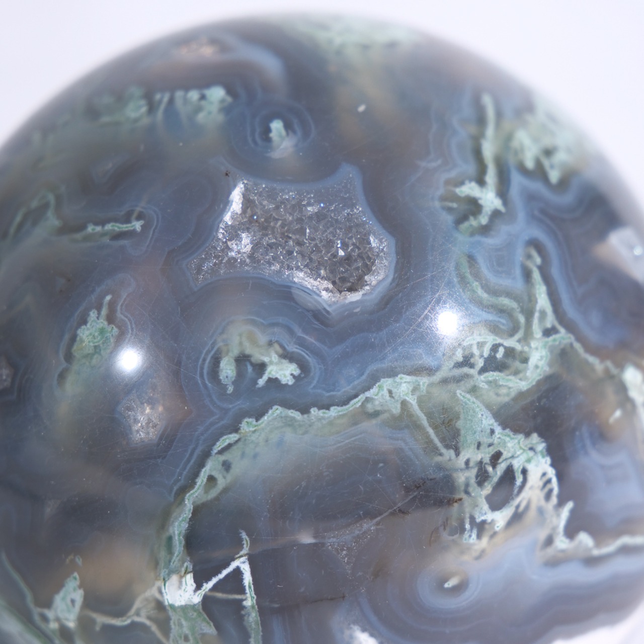 モスアゲート / スフィア【φ6.9cm】