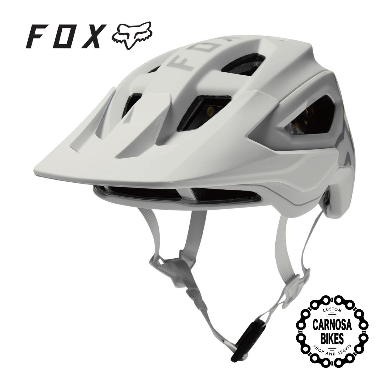Fox Speed Frame Pro Helmet スピード フレーム プロ ヘルメット Mips White Carnosa Bikes マウンテンバイク Bmx 自転車ショップ