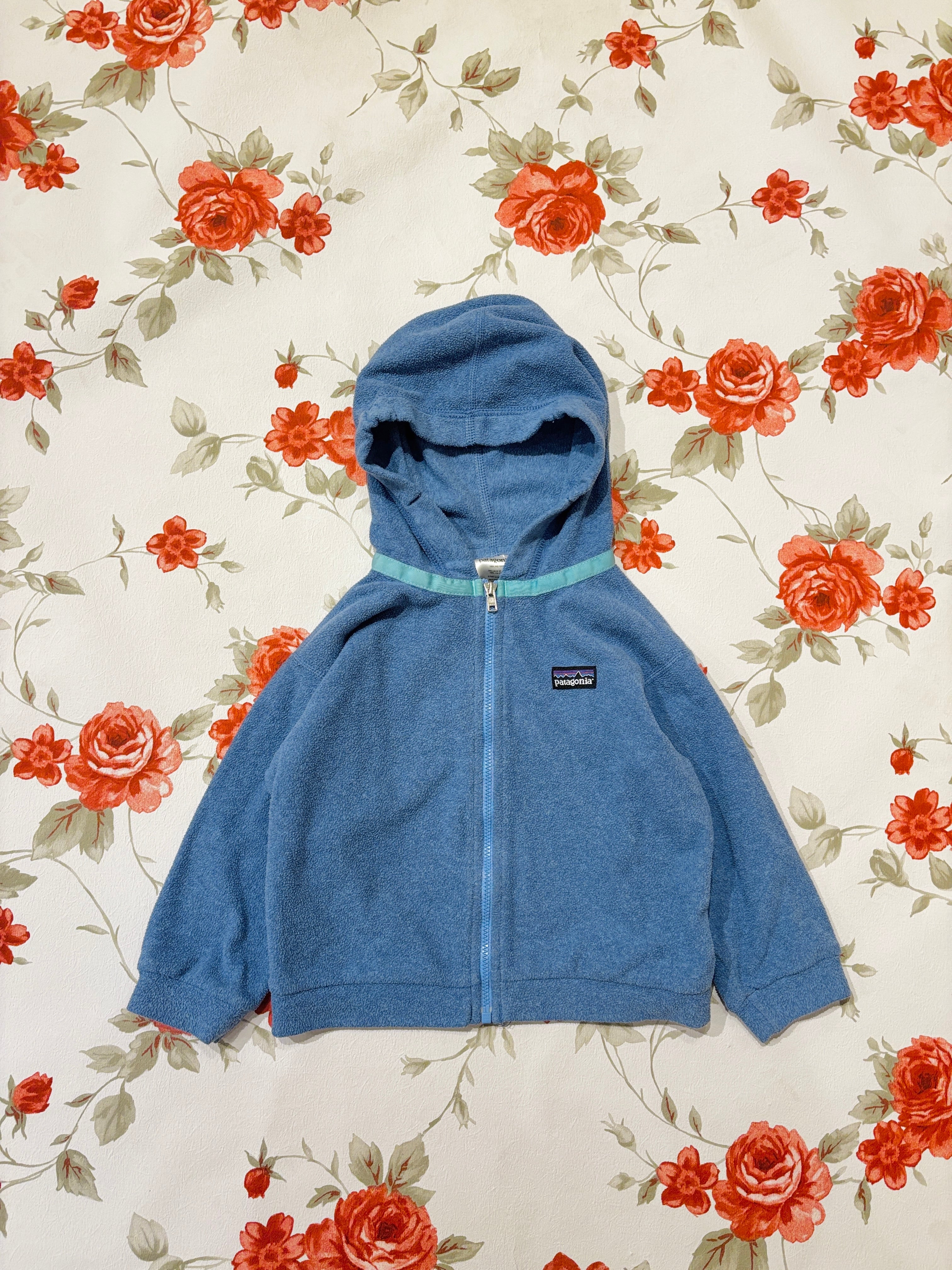 【KIDS vintage】patagonia fleece parka . about 24m