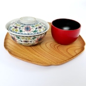 四十沢木材工芸 KITO 雪輪盆(ゆきわぼん)・中【写真の商品をお届けします】MYKW-4