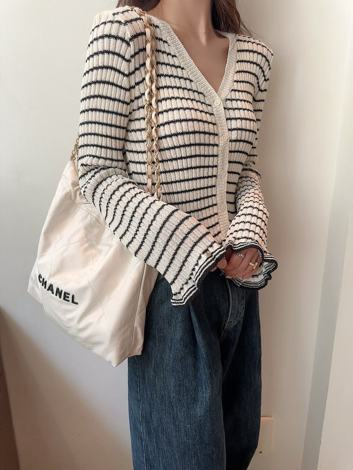 Linen frill boarder CD / ivory(6月上旬頃発送予定)