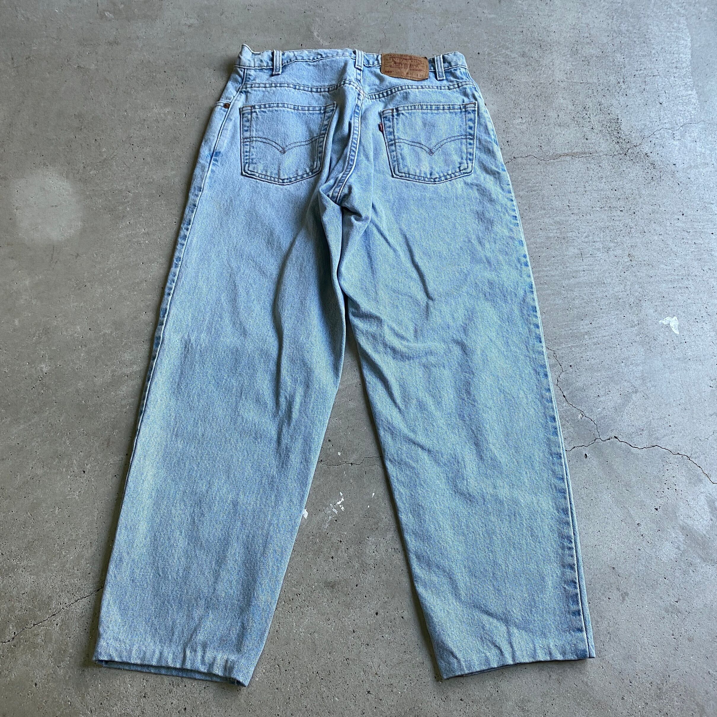 USA製 90年代 Levi's リーバイス 560 テーパードデニムパンツ ワイド