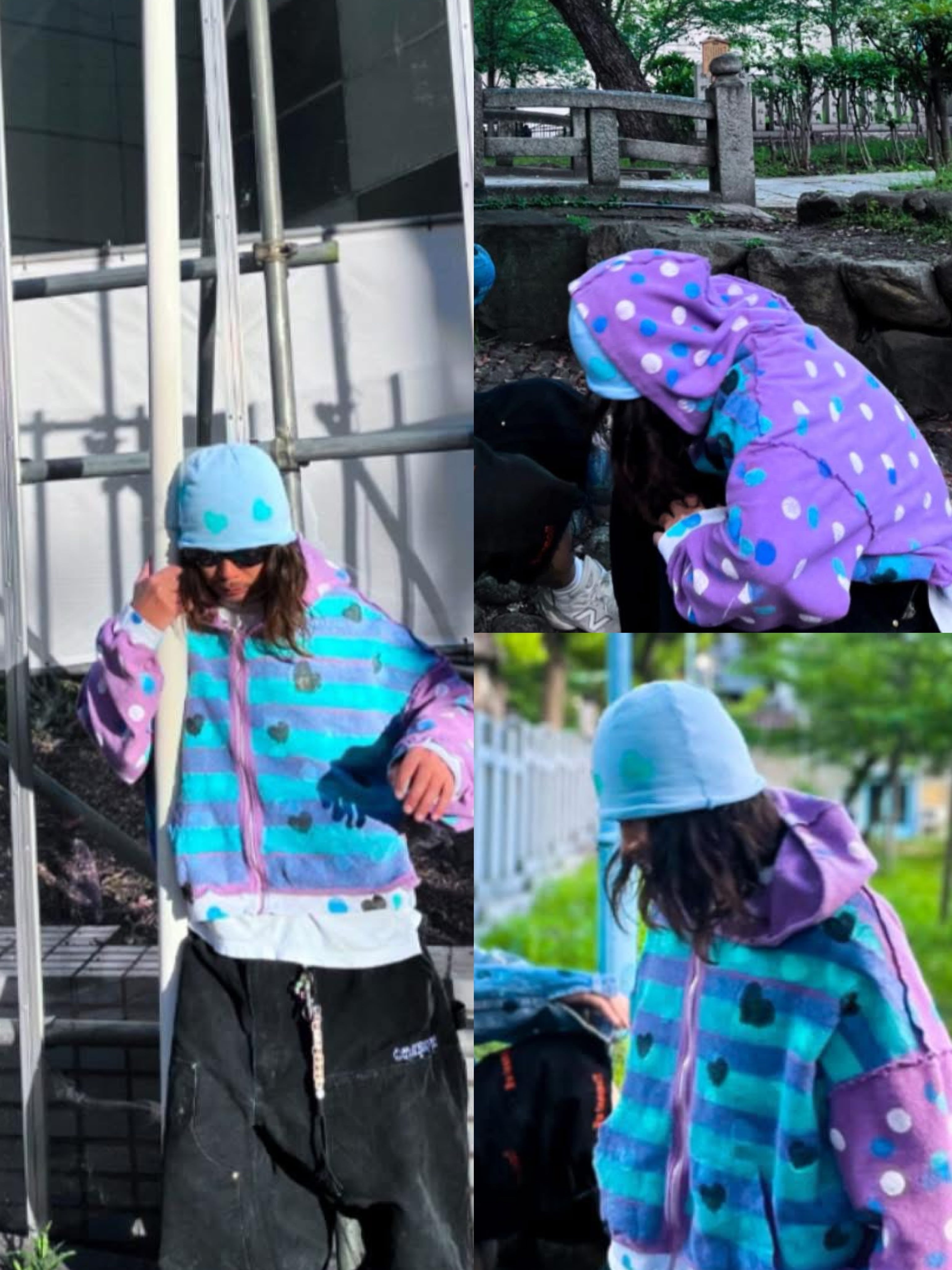 BUTTSTAIN! ANTI FASHION　スウェットパーカー BUTTSTAIN!ANTI FASHION!