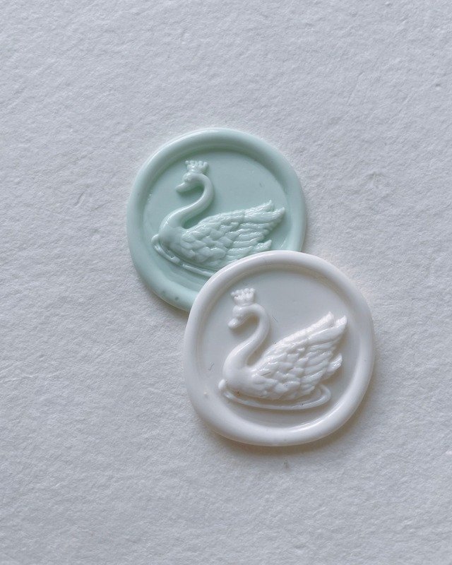 Wax Stamp -アジサイ／スタンプヘッド