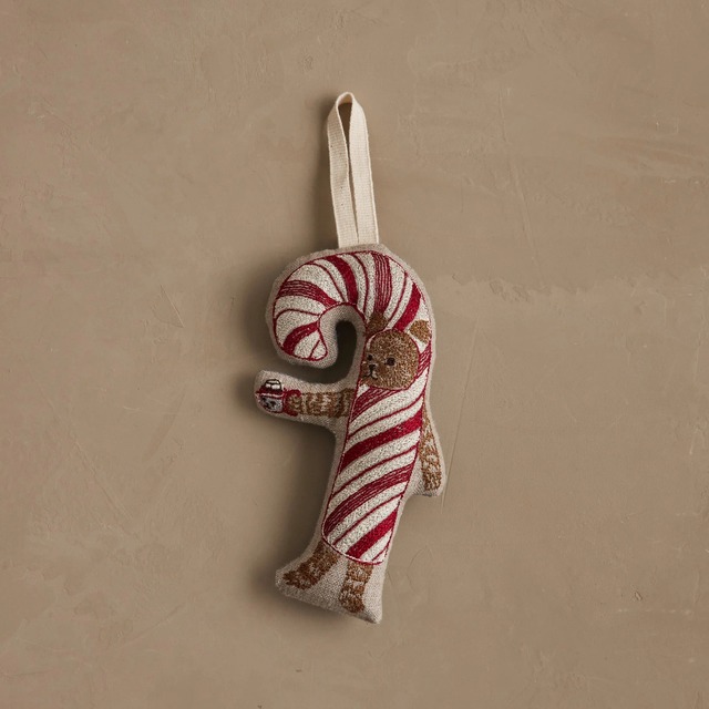 【CORAL & TUSK（コーラルアンドタスク）】 Candy Cane Dog Ornamen キャンディケイン 犬 オーナメント