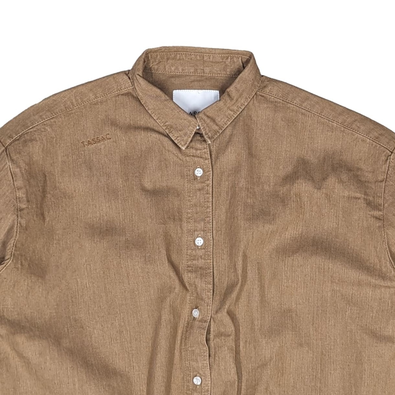 DENIM SHIRT / BROWN