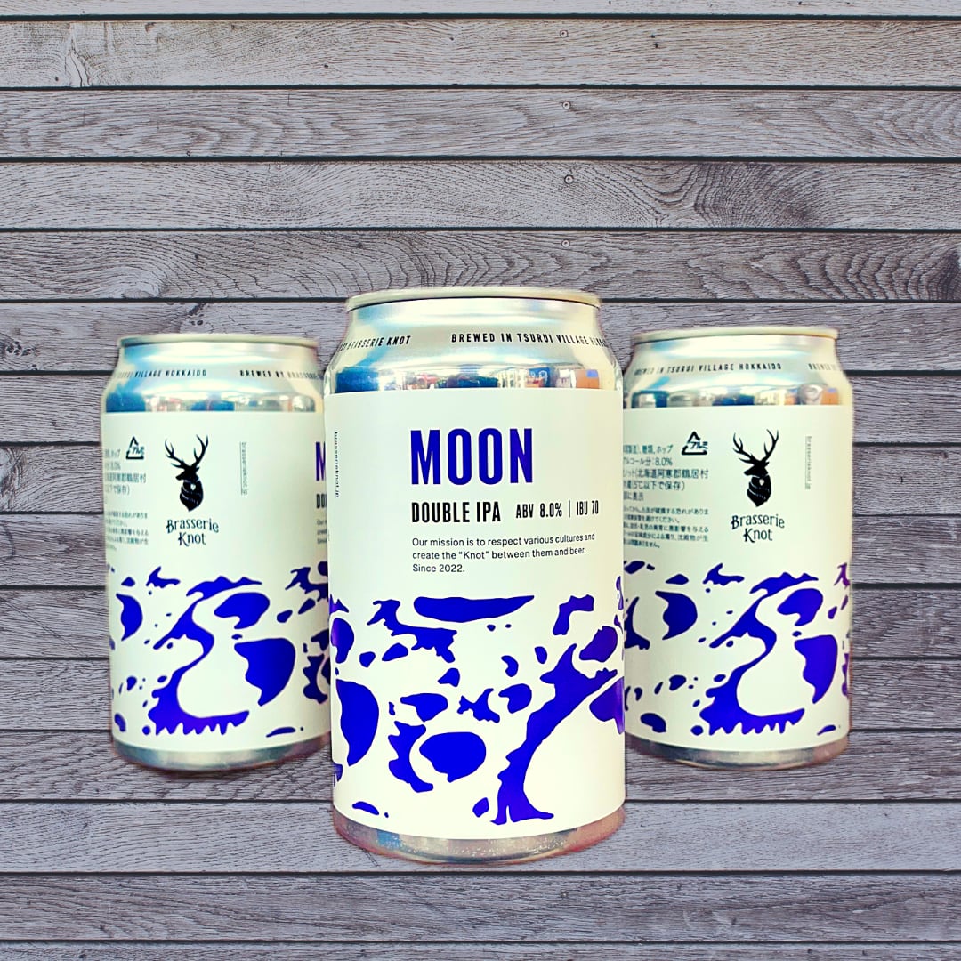 【クラフトビール】ブラッスリー・ノット 『 MOON 』 350缶 【定番商品】 いけの商店