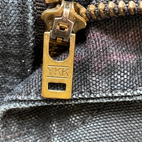 USA製 ブラック ダブルニー Carhartt B01 BLK 34×30 詳細写真8