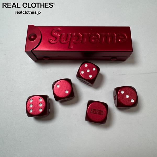 シュプリーム　supreme サイコロオブジェ ☆ Supreme DICE サイコロ シュプリーム box logo 11AW red 赤 Supreme