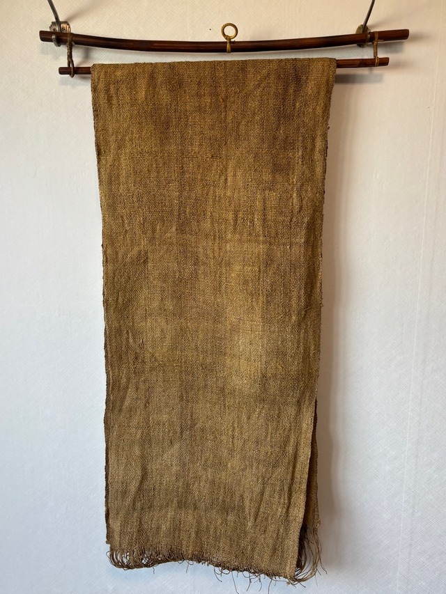 ざっくり 草木染ヘンプロール その５ 麻布