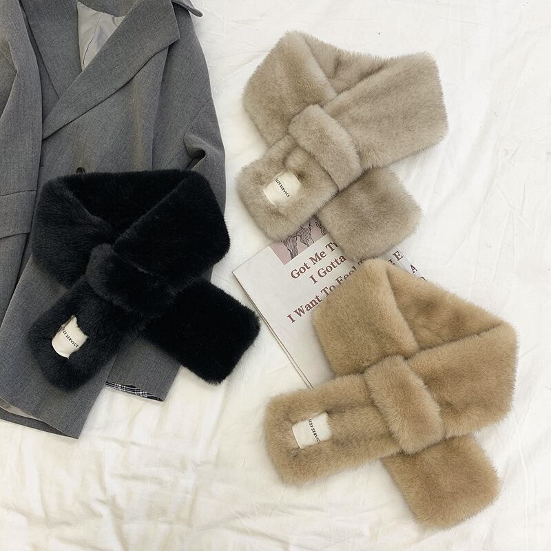 スカーフ ウィンターファーカラー 大人ガーリー スウィート キュート カジュアル 冬物 ブラック・アイド・ピーズ14997424374