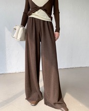 Loose high waist leg Pants T20120