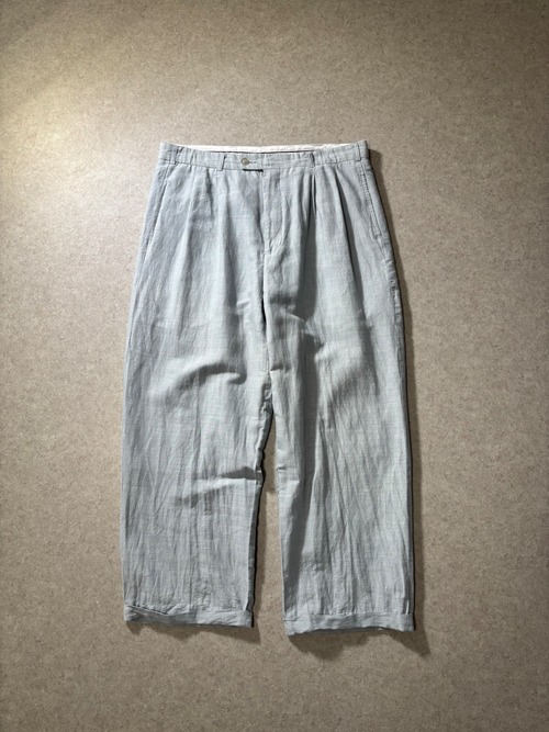 90s~00s linen pants 36