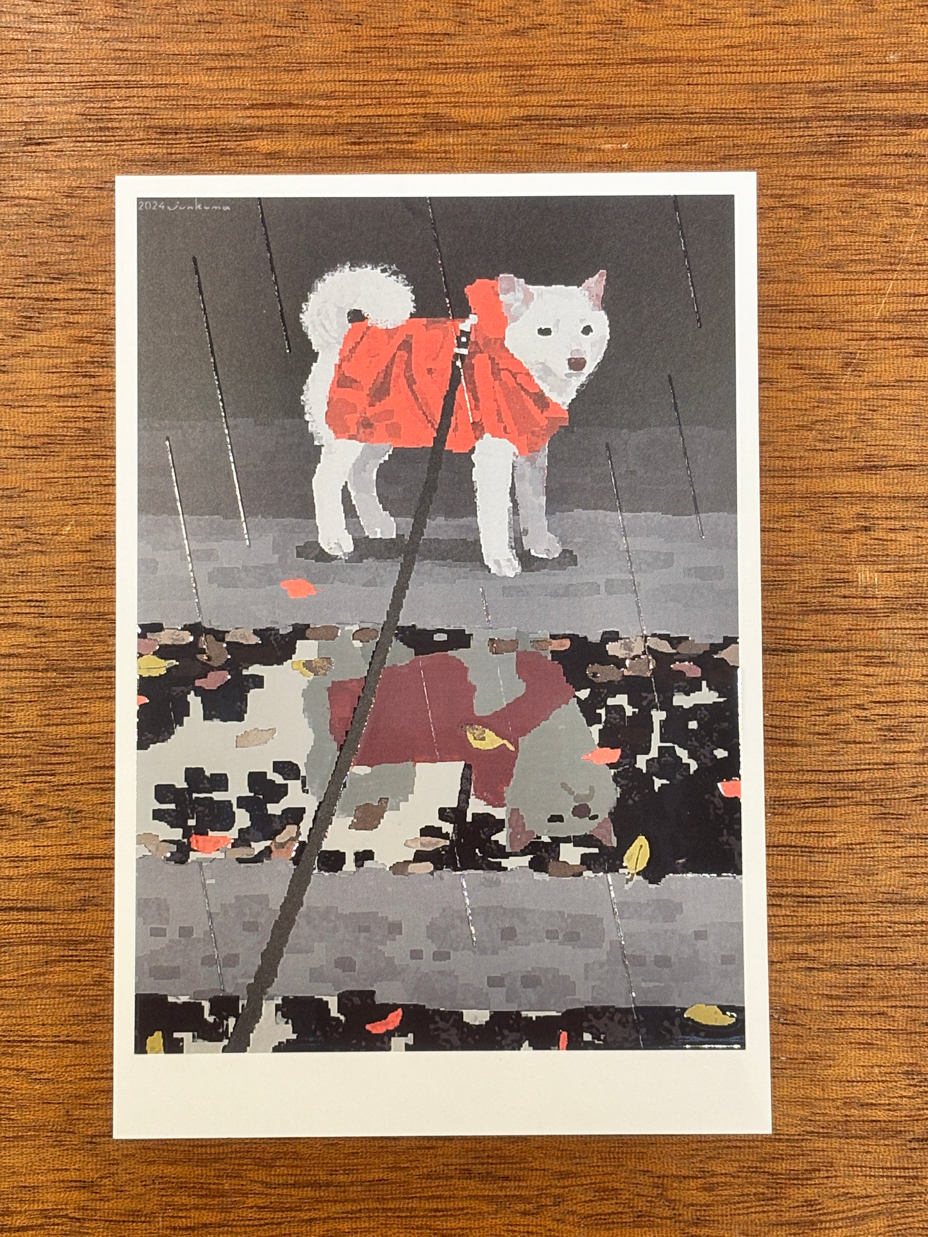 くまおり純『「ツヤツヤ犬」ポストカードセット』 | 本屋B&B