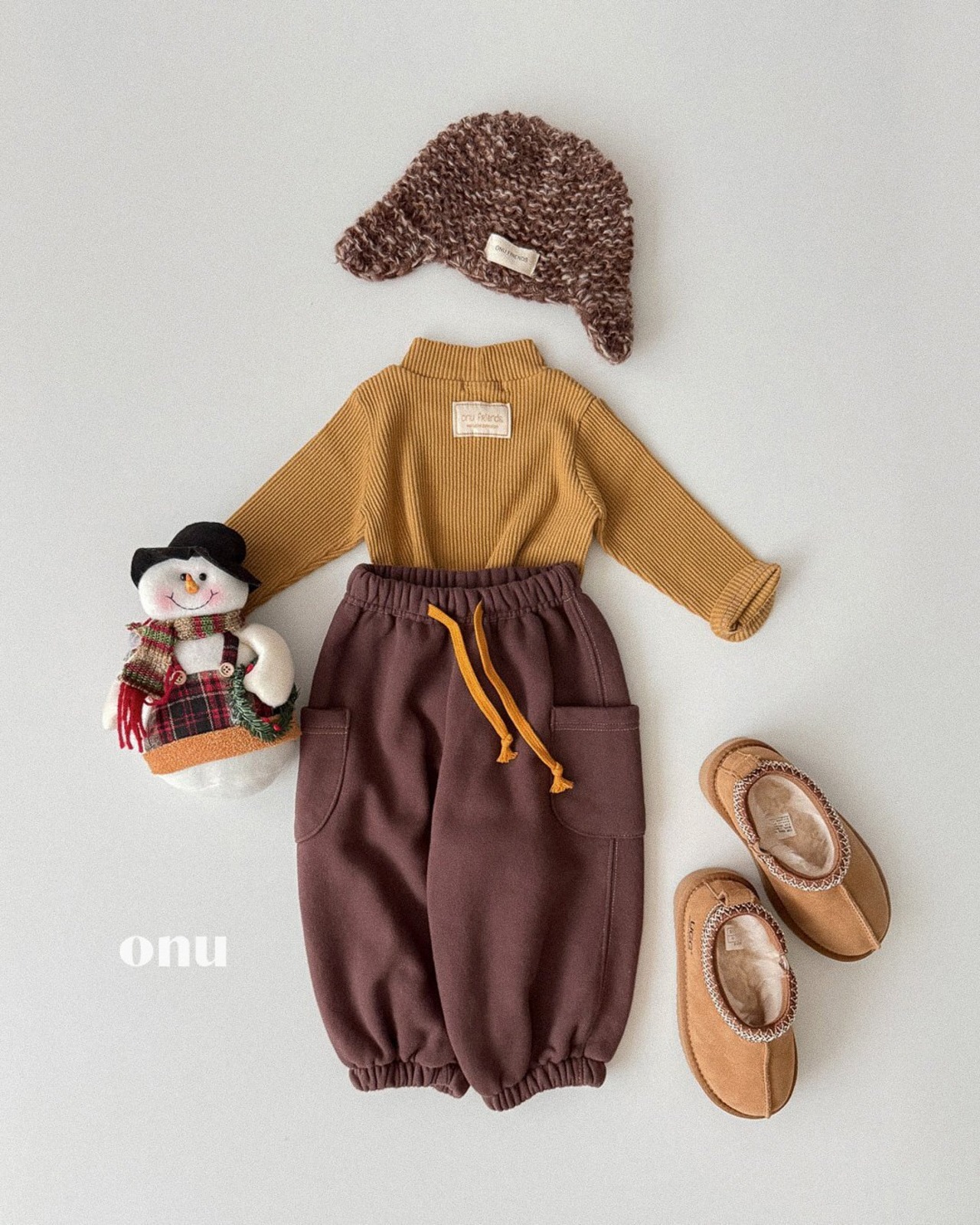 ONU［取寄］rib turtleneck tee 26winter