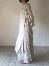 ［受注制作］リネン 生成り　衣布mercerieタユタエ