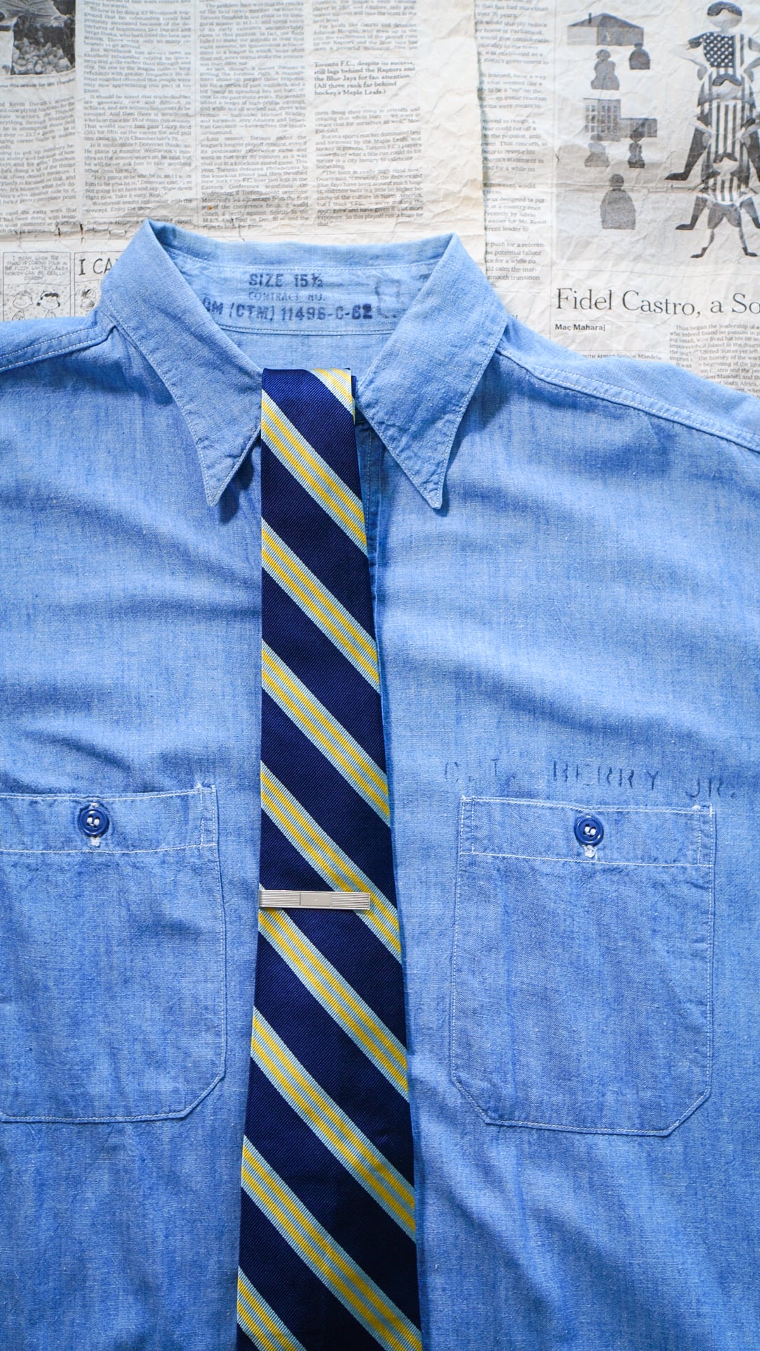 1960s】BROOKS BROTHERS ブルックスブラザーズ レップタイ 《黒タグ