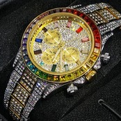 【grt61】Imperium Rainbow Jewel Watch