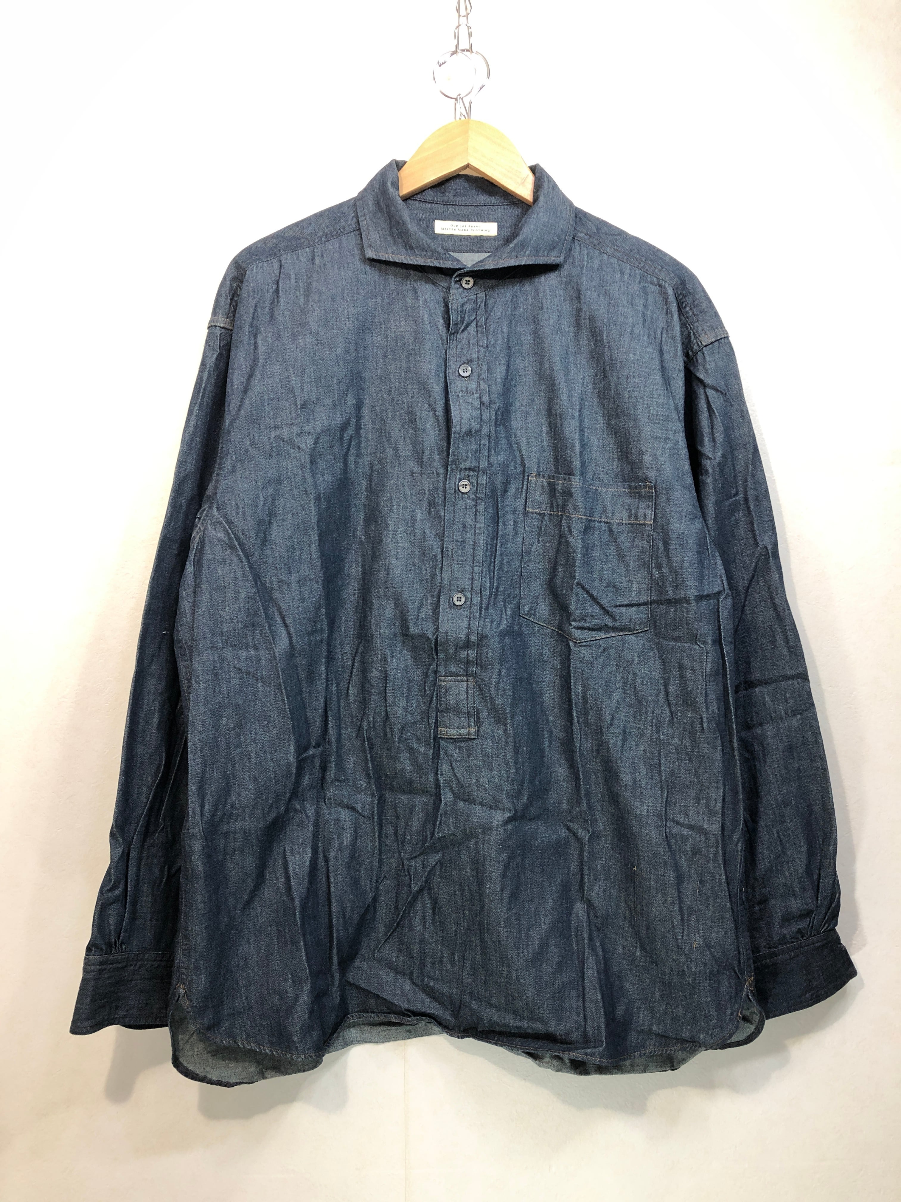 080110○ 23ss OLD JOE CAMP COLLAR SHIRTS 15 1/2 長袖 プルオーバー