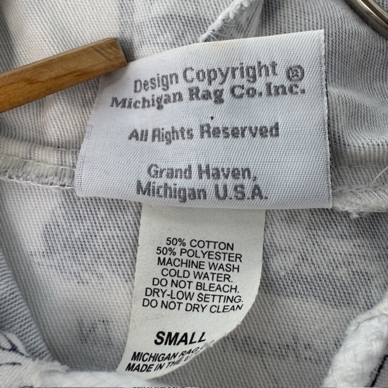 Michigan Rag フーディ 灯台プリント 90s 画像10