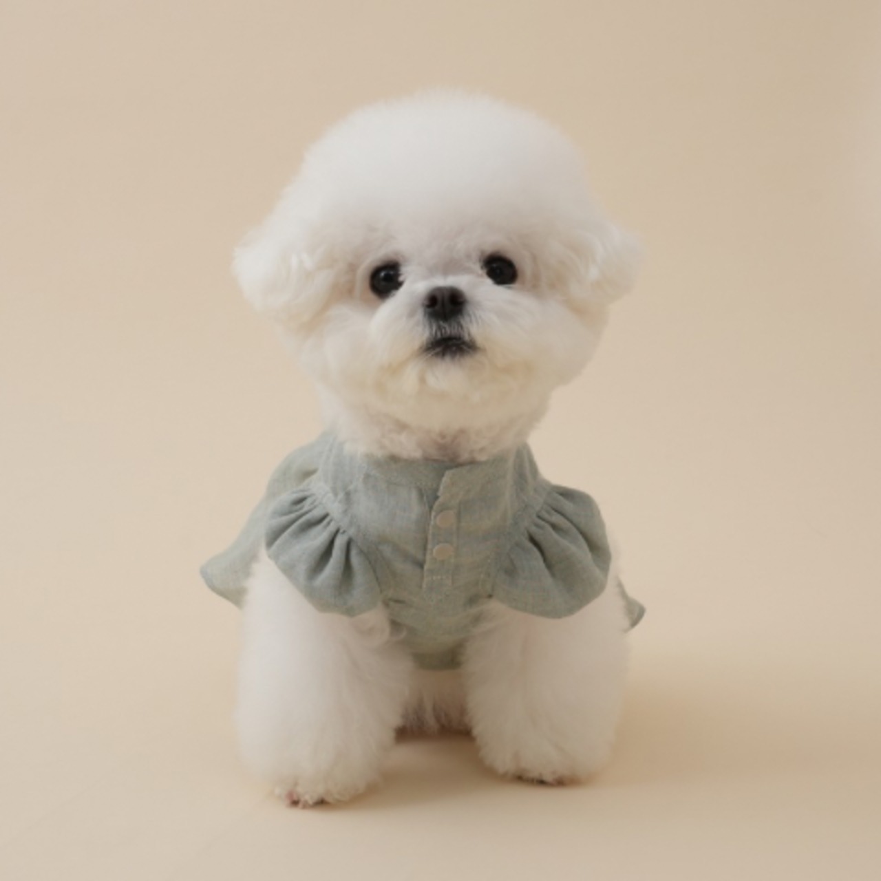 【即納 / 一部予約】Pure Linen Dress｜Mint - 2