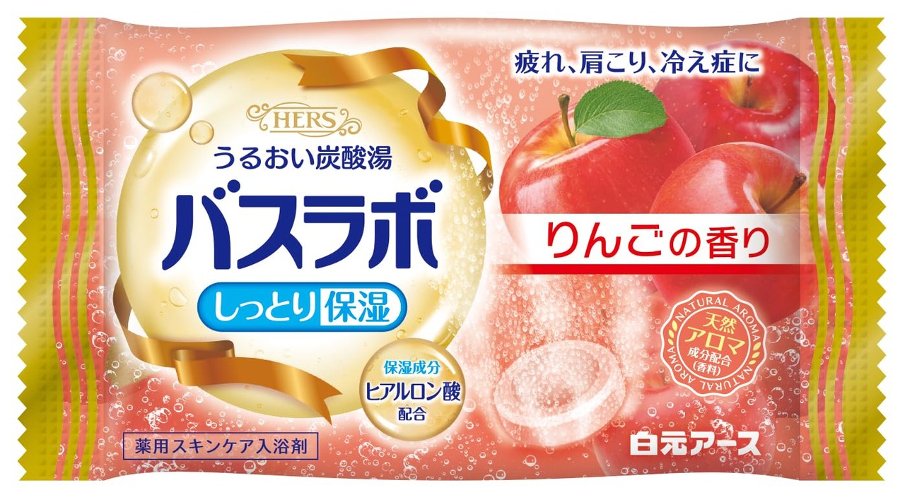 白元アース HERSバスラボ 4種のとれたてフルーツ12錠入 炭酸 入浴剤 スキンケア