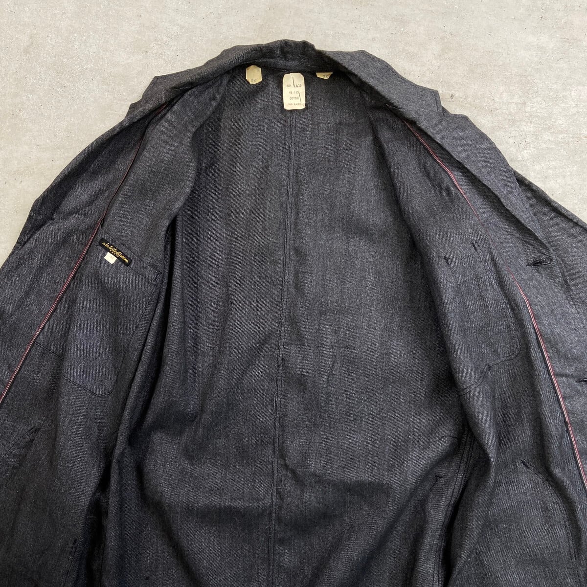 DEAD STOCK NOS 50年代 ブラックシャンブレー 黒シャン フレンチワーク