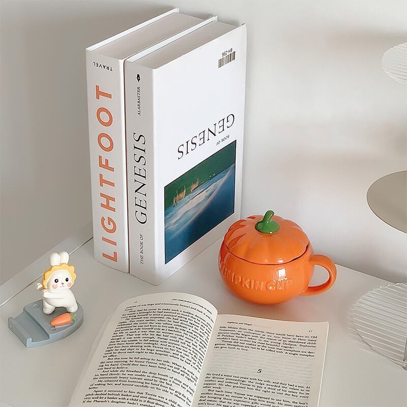 【CUP】かぼちゃ形セラミックカップ