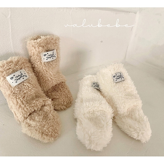 B600【即納】fluffy winter boots