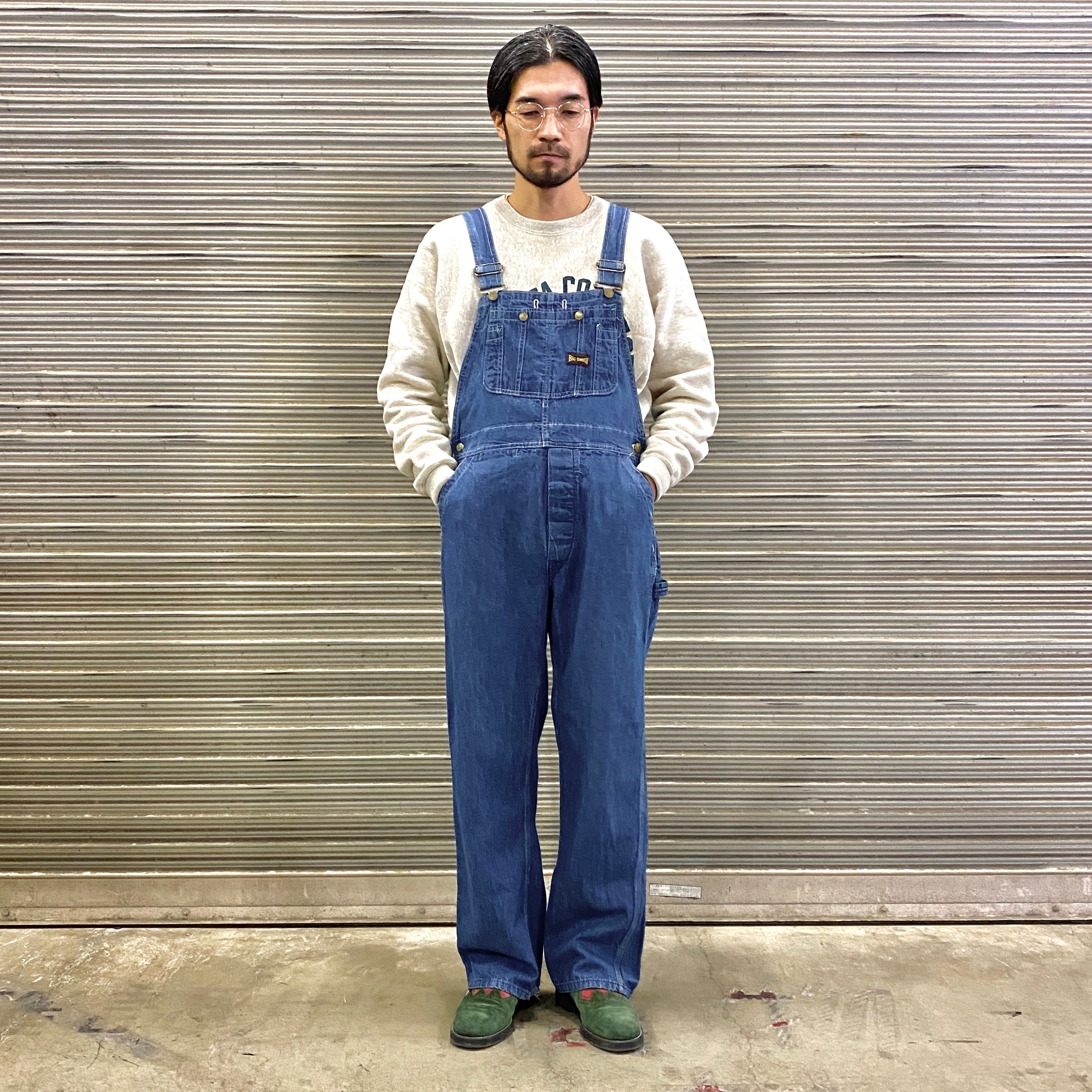 デッドストック vintage つよかっ BIG SMITH オーバーオール us古着 デッドストック vintage つよかっ BIG SMITH オーバーオール us古着