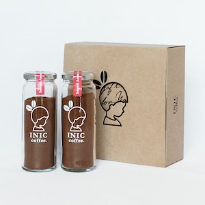 《一番人気の定番コーヒー》Smooth Aroma 瓶ギフト BOXセット（瓶2本）［ INIC coffee ］