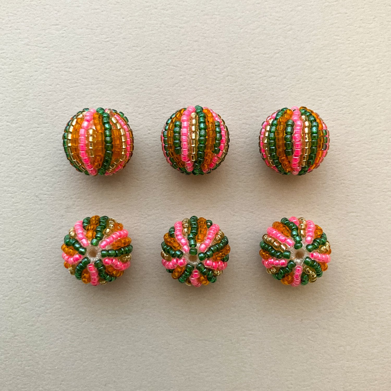 再入荷〉Duaオリジナル ビーズボール ストライプM（18mm） | Dua