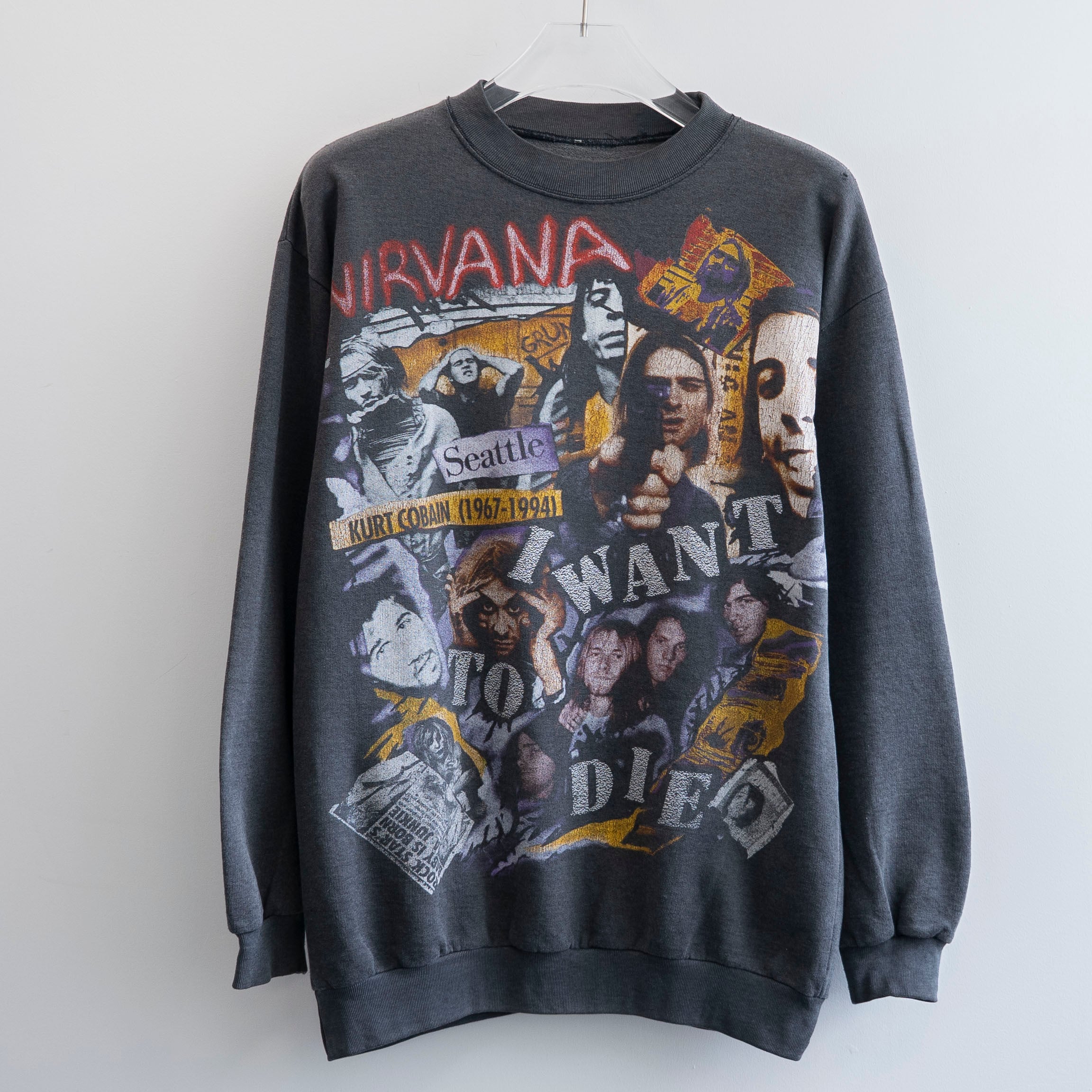 Nirvana " Boot Sweat " Cut Tag Fits XL【E1-41】
