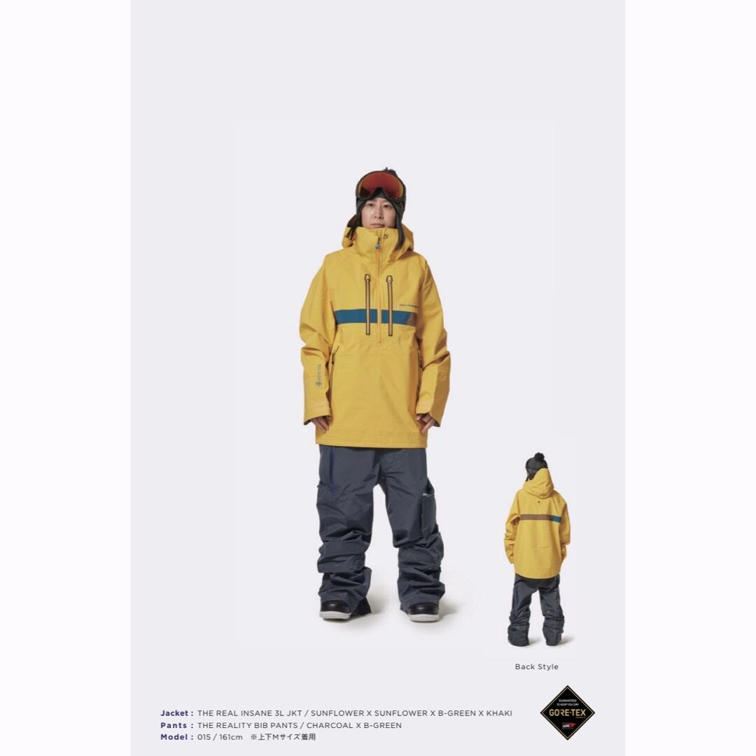 rew REAL INSANE 3L JKT REALITY BIB PANTS