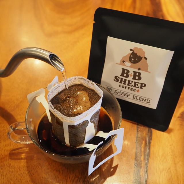 BBオリジナルブレンド ドリップパック 5個セット　<Single Serve Pour Over: BB SHEEP Original Blend 5pcs.>