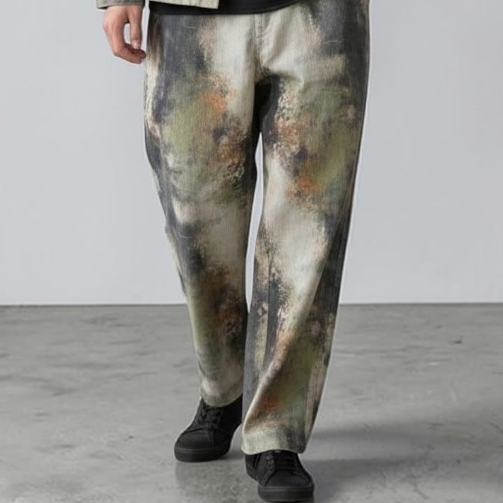 revo.ペインティングツイルパンツ