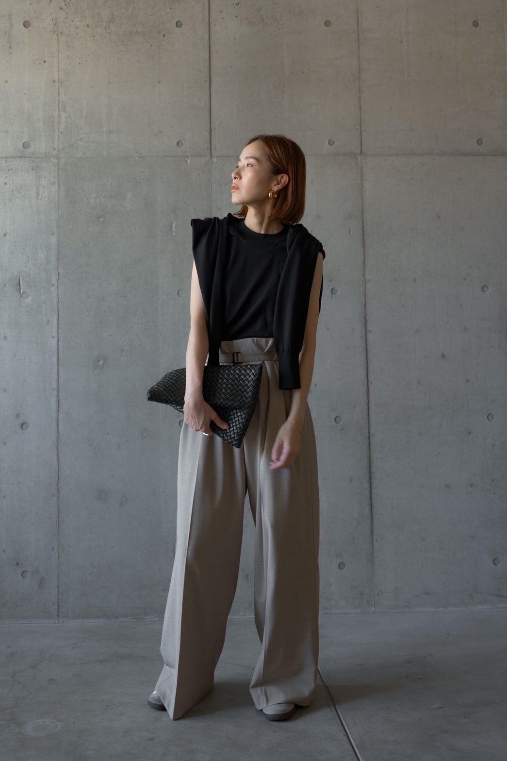 size less pants (LATTE) 10月下旬発送予定 | roughlow