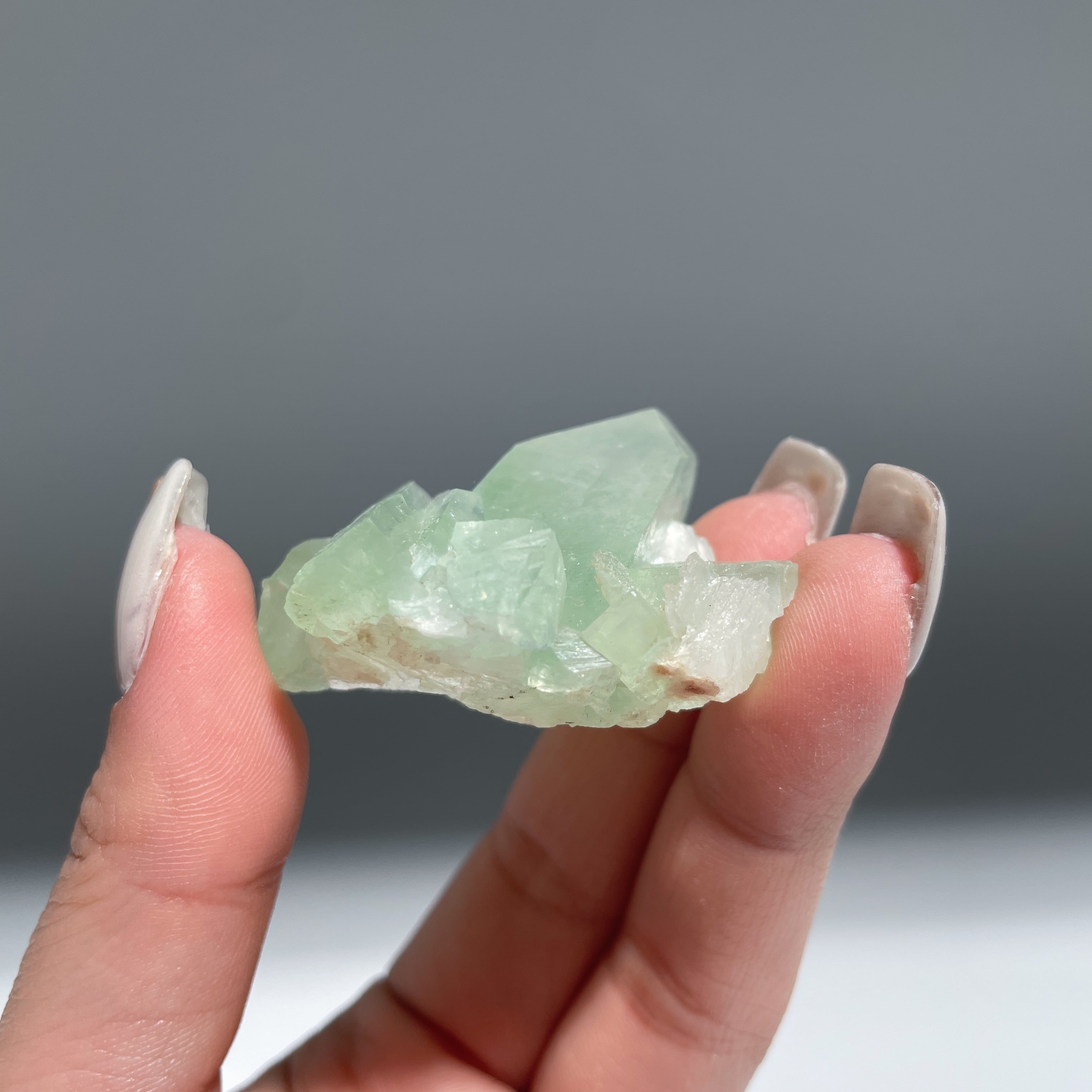 グリーンアポフィライト＆スティルバイト 51◇ Green Apophyllite
