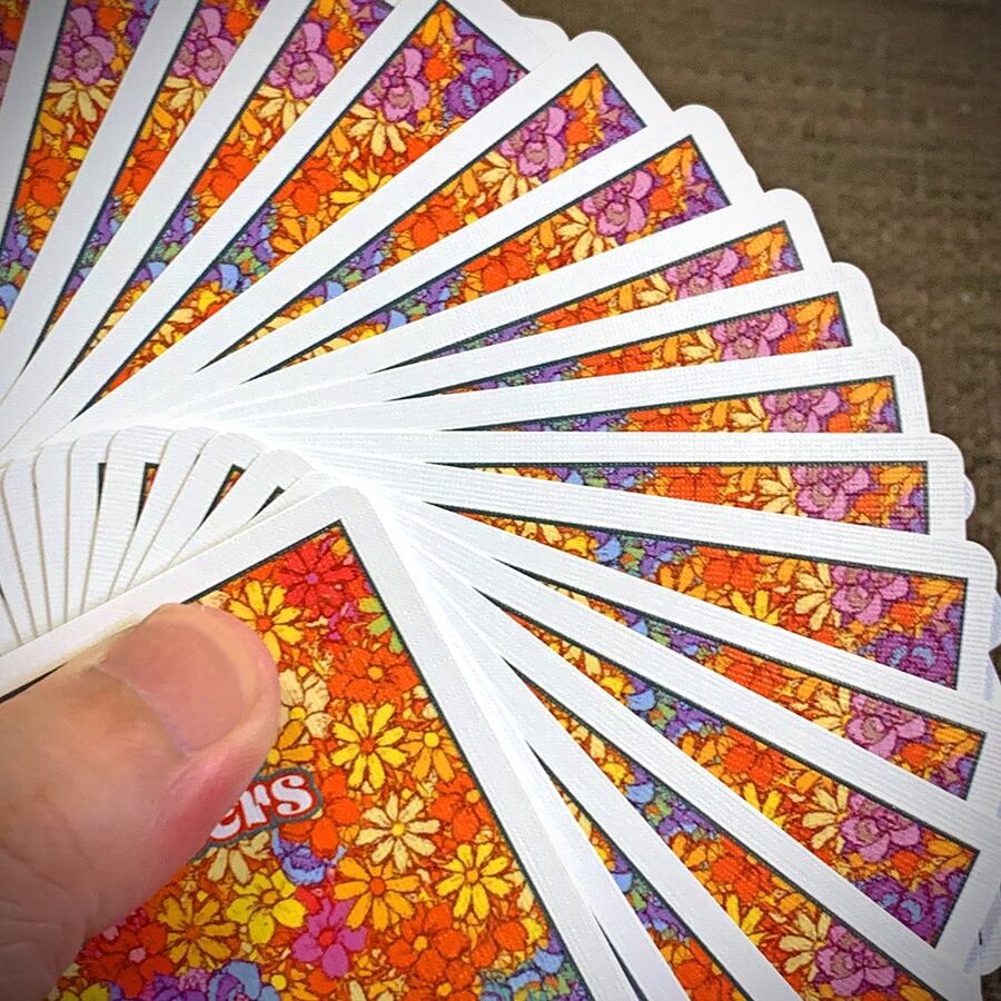Bicycle Funky Flowers Playing Cards (カスタムバイスクル オリジナル