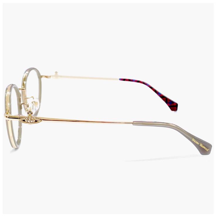 【新品】 ヴィヴィアン ウエストウッド メガネ 40-0034 c01 Vivienne Westwood レディース 眼鏡 40-0034-1 丸メガネ ボストン 型 セル巻き オーブ ダミーレンズ発送 Vivienne Westwood（ヴィヴィアンウエストウッド） ヴィヴィアン