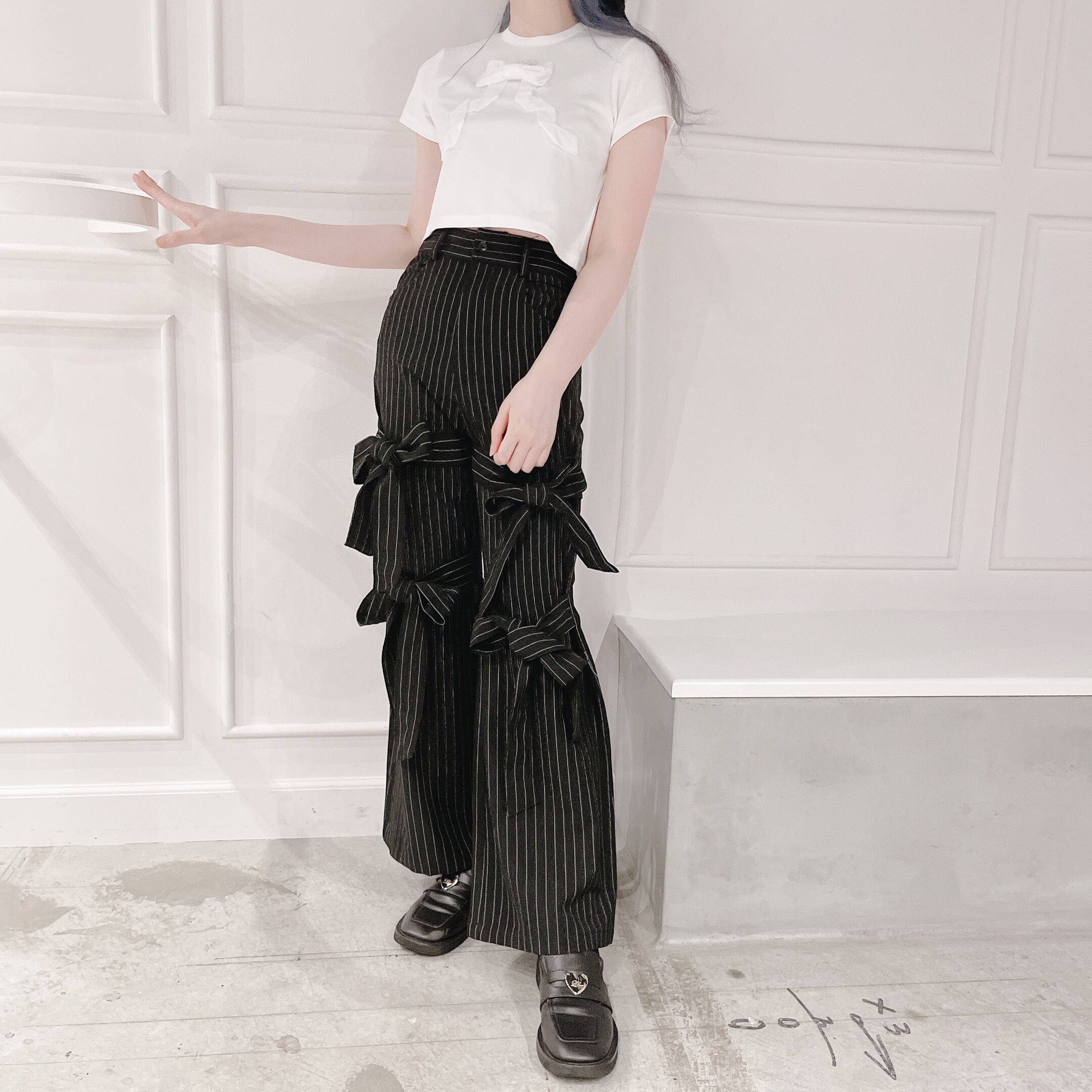 スーツリボンフレアパンツ | lilLilly official webstore 