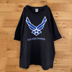 【BAYSIDE】USA製 AIR FORCE Tシャツ ロゴ XXL ビッグサイズ エアフォース ベイサイド US古着 アメリカ古着