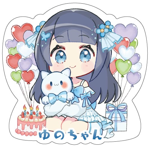 涼風ゆのオリジナルステッカー