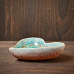 みずたまりハート小皿 no.10 月夜猫