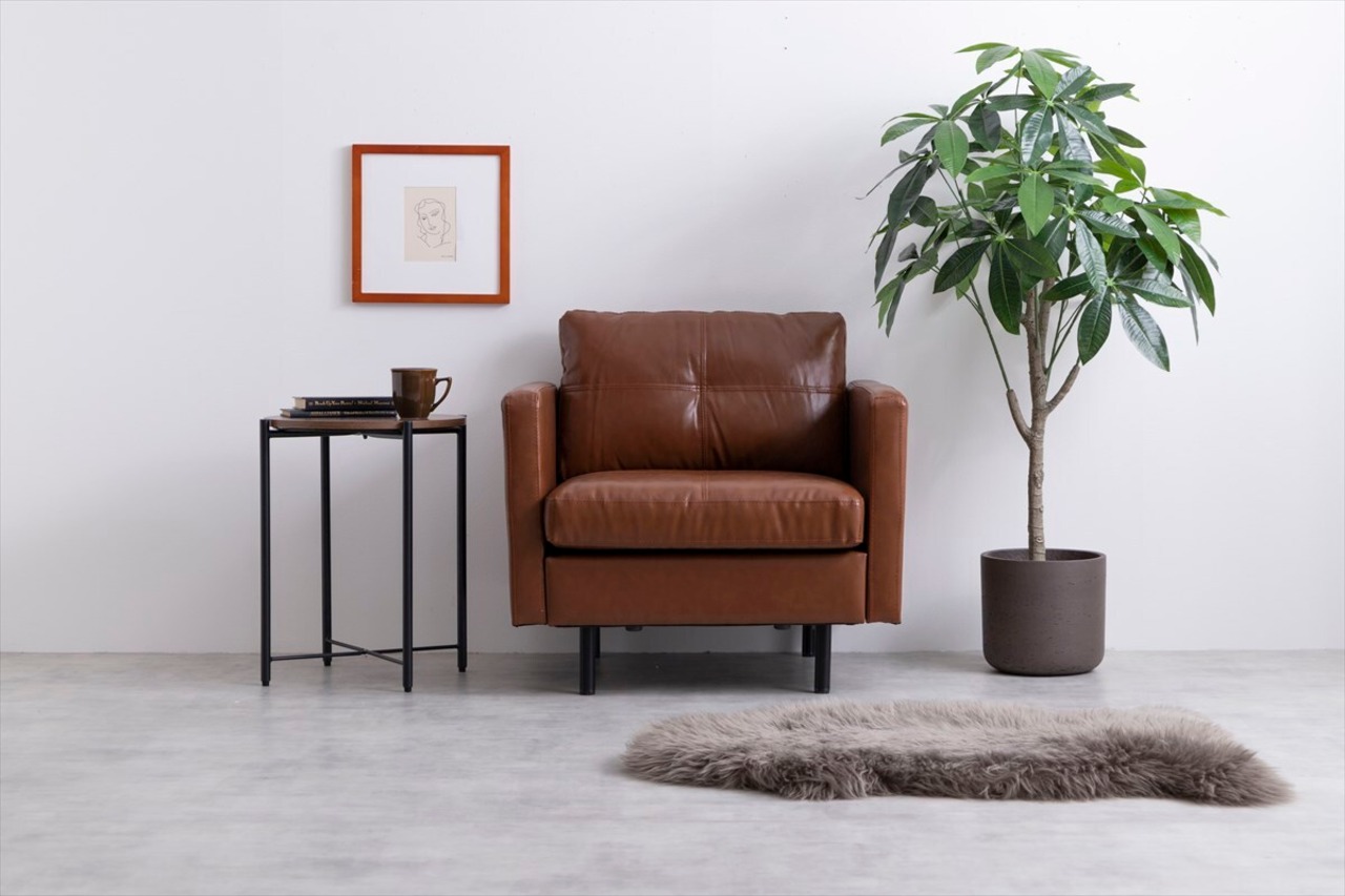 レザー 1人掛けソファ