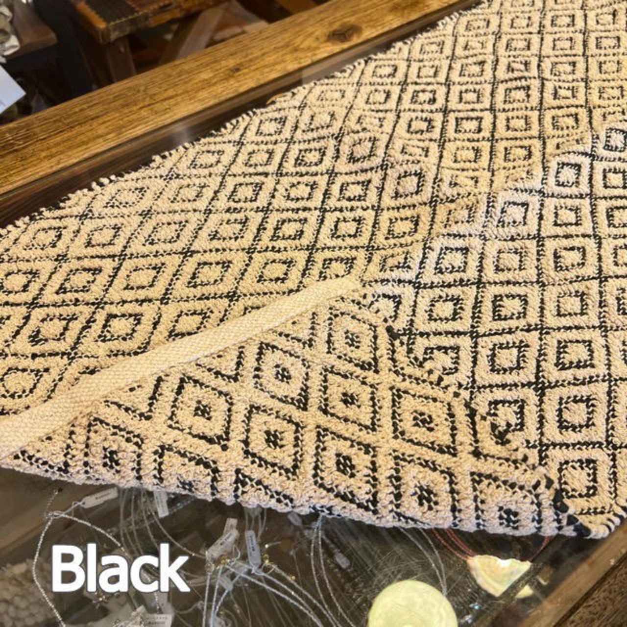PVC & Cotton kitchen mat 4Color 　kitchenmat　　PVC×コットンマット　フロアマット　キッチンマット　ハーフサイズラグマット　ラグ　