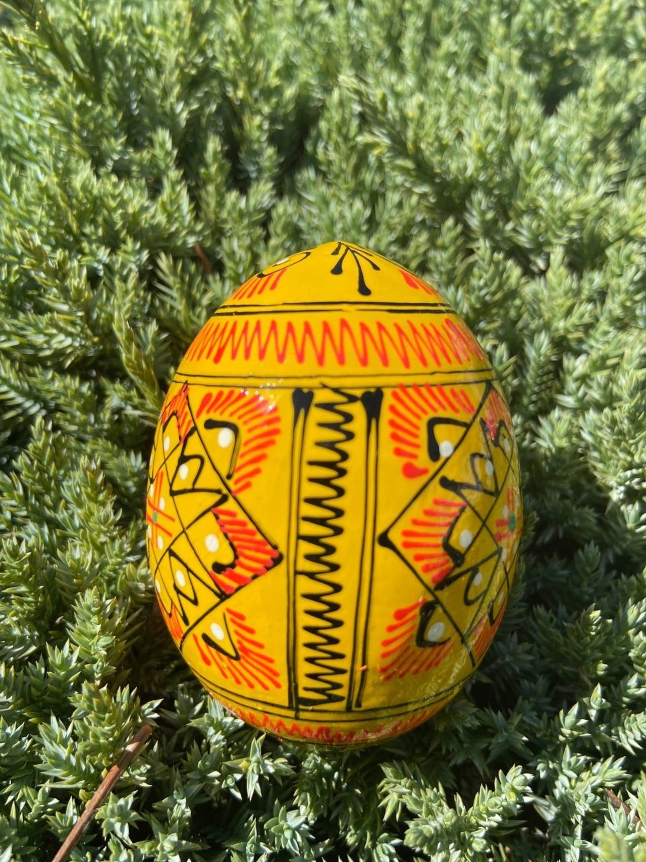 装飾用プィサンカ（イースターエッグ）with stand　コロミヤ博物館モデル - 3