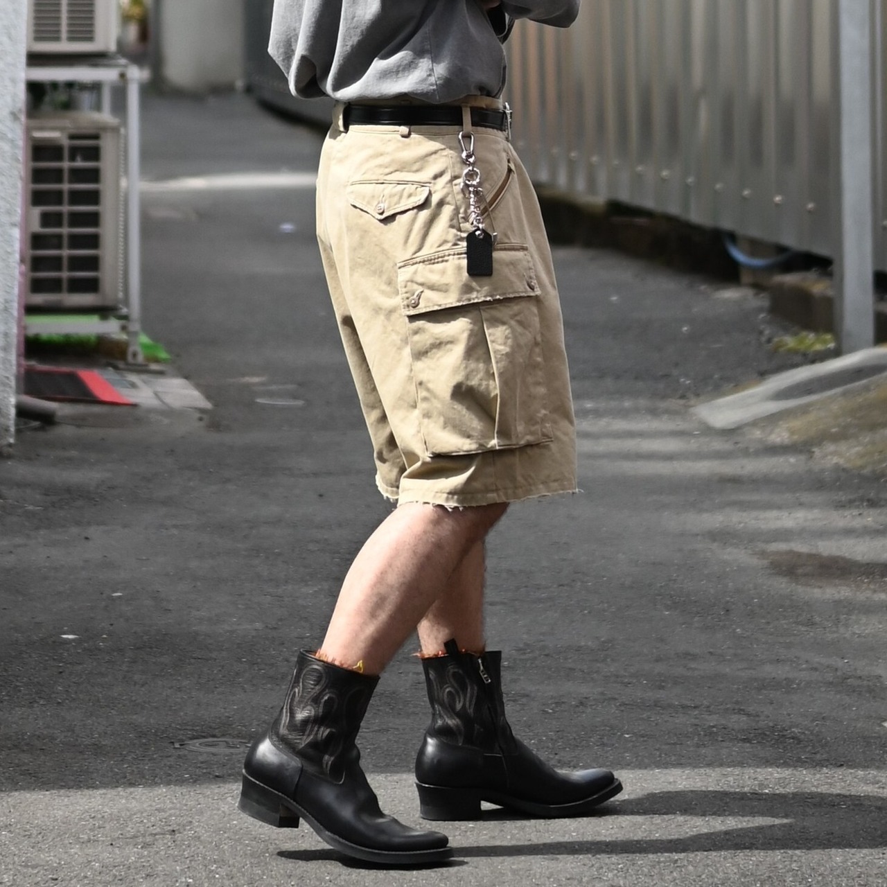 BOWWOW / US ARMY MOUNTAIN TROOPER SHORTS AGED