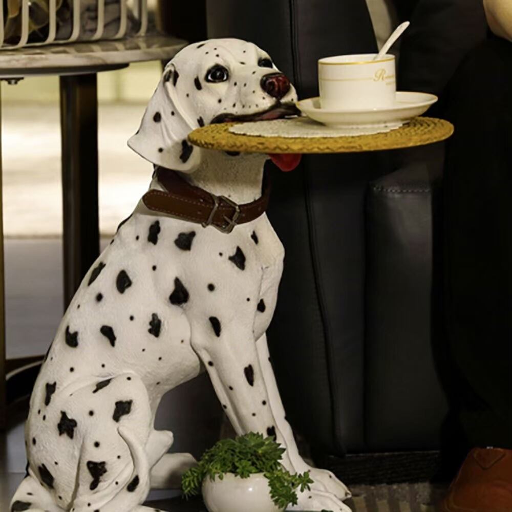テーブル 置物 ダルメシアン 犬 サイドテーブル 高さ53cm テーブル 置物 ダルメシアン 犬 サイドテーブル 高さ53cm